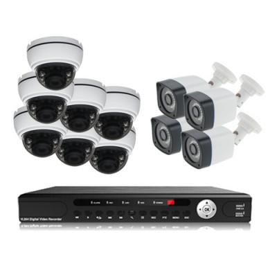 پکیج دوربین مداربسته AHD سانی Sany CCTV Camera Package 11Pcs