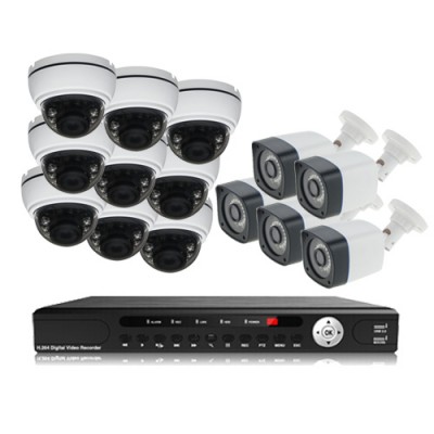 پکیج دوربین مداربسته AHD سانی Sany CCTV Camera Package 14Pcs