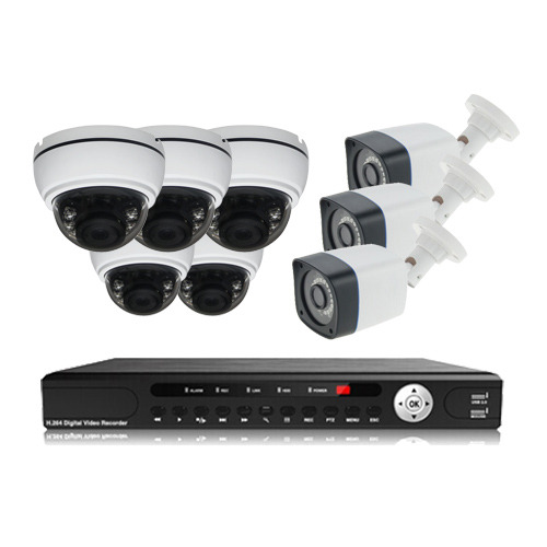 پکیج دوربین مداربسته AHD سانی Sany CCTV Camera Package 8Pcs