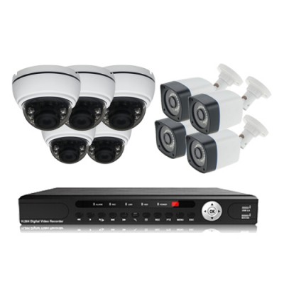 پکیج دوربین مداربسته AHD سانی Sany CCTV Camera Package 9Pcs