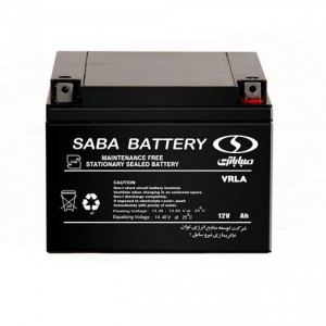 باتری یو پی اس سیلد لید اسید UPS sealed lead acid battery 12V-28Ah صبا باتری
